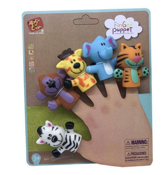 Títeres Dedo  Animales Selva 0