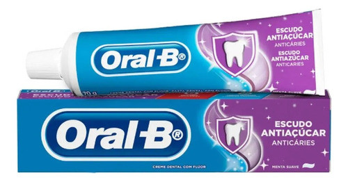 Pasta Dental Oral B Escudo Antiazucar Anticaries 0