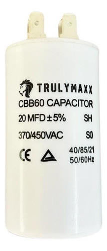 Capacitor 20 Mfd Trulymaxx® Para Refrigeracion (2 Unidades) 0