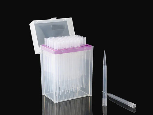 Rack De 40 Tips Transparentes De 5ml Estériles Graduados 0