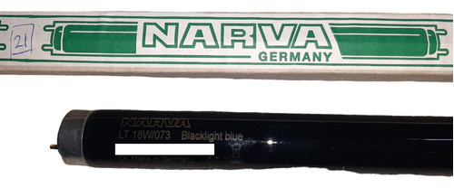Tubo Fluor 18w Narva T8  El Fino # Luz Negra # Black Light 0