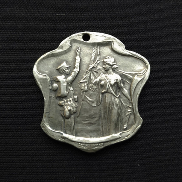 Medalla Jura De La Bandera Clase 1887 Antigua 0