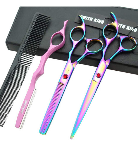 Kit De Tijeras Profesionales + Accesorios - Arcoiris 0
