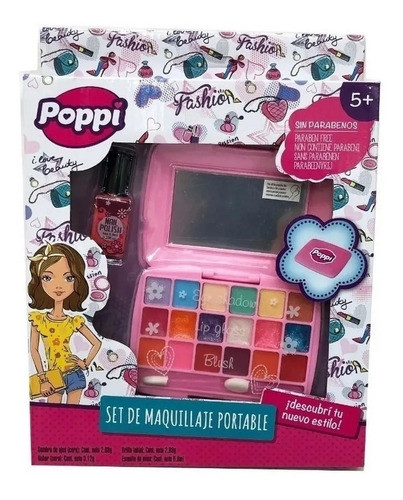 Set De Maquillaje Belleza Portable Poppi Casa Valente 0