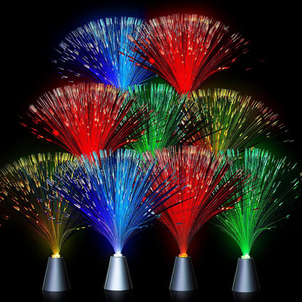 Luces De Fibra Óptica Led Centerpiece, 48 Cm, 16 Piezas 0