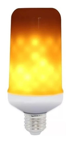 2 Lâmpada Led E27 9w Efeito Chama Fogo Tocha Envio Imediato 0