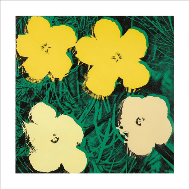 Lamina Fine Art Flores (1970) Andy Warhol 60x60 M Y C 0