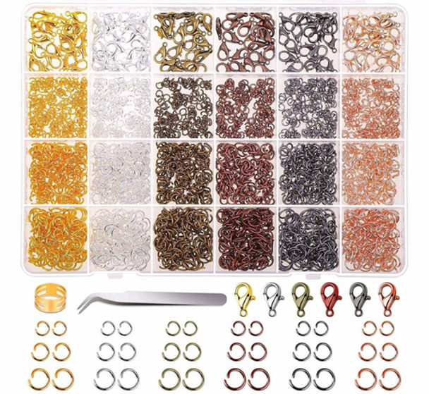Ganchos Para Joyeria (2340 Piezas, 6 Colores) 0
