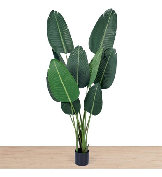 Planta Artificial Banano Con Maceta Decoración Grande 0