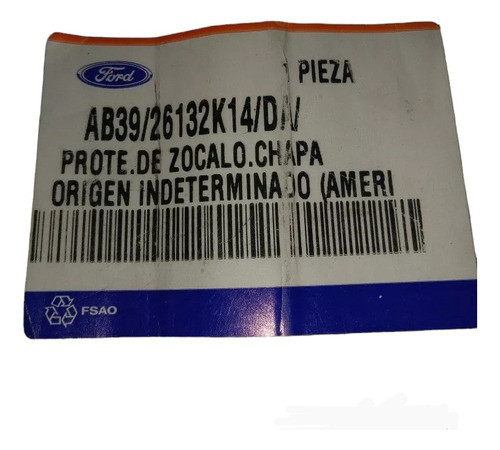 Protector Zócalo Ranger 2012/ 0