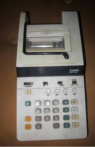 Antigua Calculadora Canon P10d Con Imprasora 0