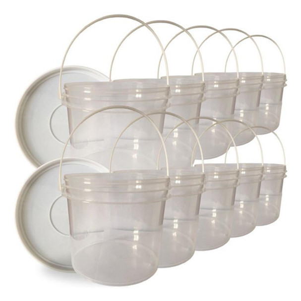 Balde Para Jardim Vertical Transp 2.2l 10 Pçs 0