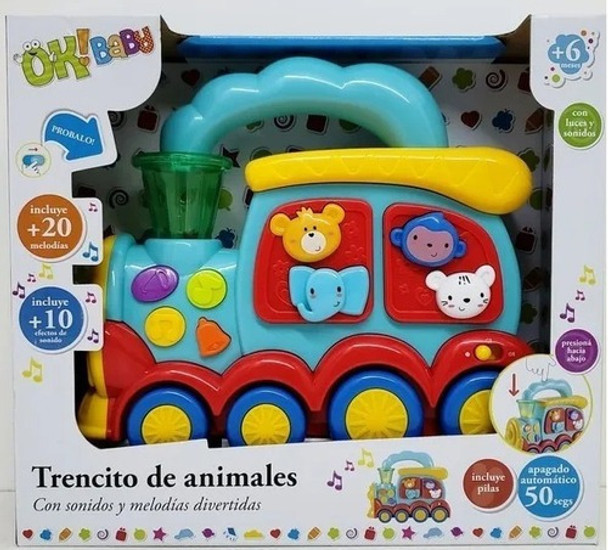 Trencito C/sonidos P/bebés Ok Baby Okbb0167 0