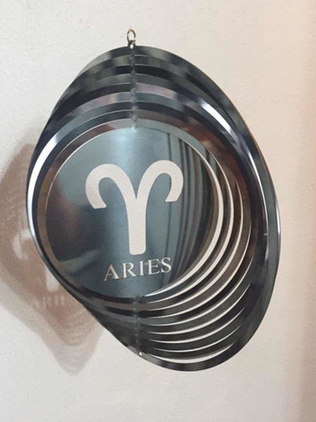 Windspinners / Móvil De Viento 20 Cm Acero Inoxidable Aries 0
