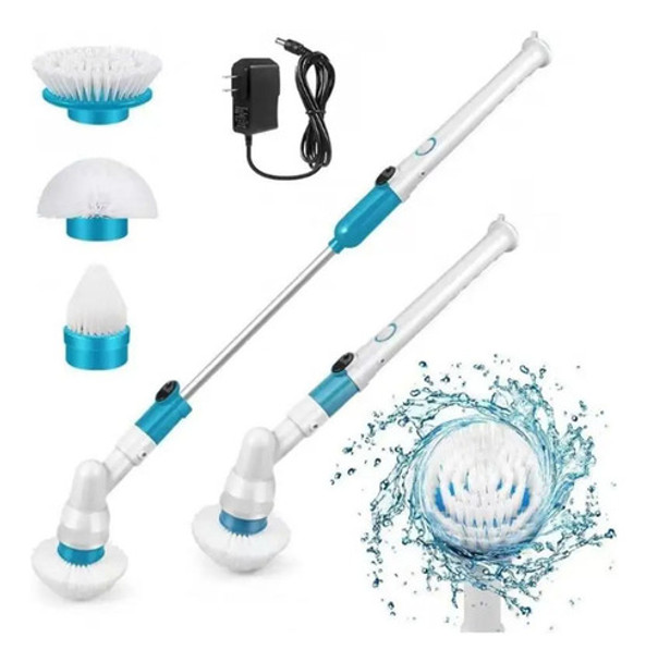 Esfregão Elétrico Vassoura Spin Mop Recarregável Casa 0