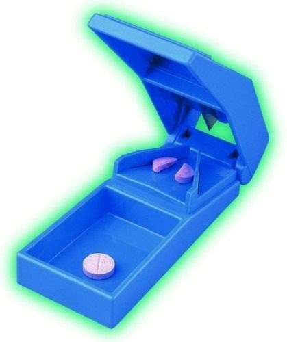Corta Pastillas Con Capacidad De Guardado Pastillero 0