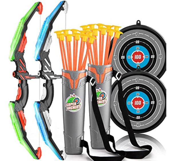 Juego De 2 Juguetes De Arco Y Flecha Para Niños, 0
