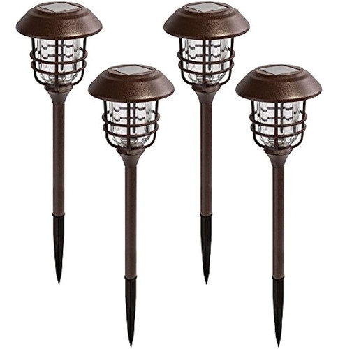 Luces Solares Para Exteriores De 4 Paquetes De Gigalumi, Luc 0