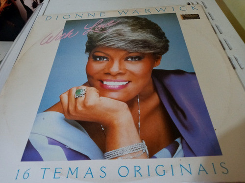 Lp Dionne Warwick With Love  1982-ótimo Estado ! 0