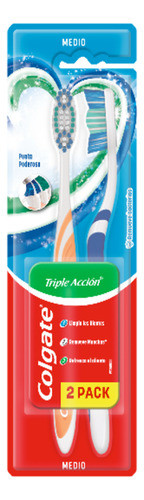 Cepillo De Dientes Colgate Triple Acción 2 Un 0