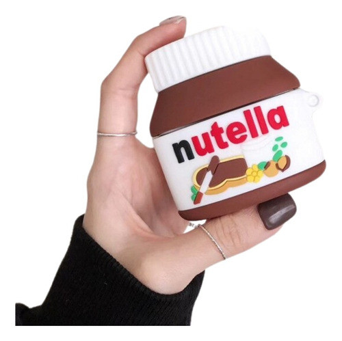 Capa Compatível AirPods Pro Silicone Nutella 0
