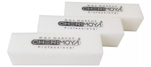 10 Block Blanco Cherimoya Lima Pulidor De Uñas Profesional 0