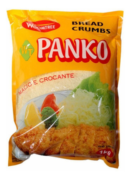Farinha Empanar Hot Roll Panko Bread Crumps Woomtree 1kg 0