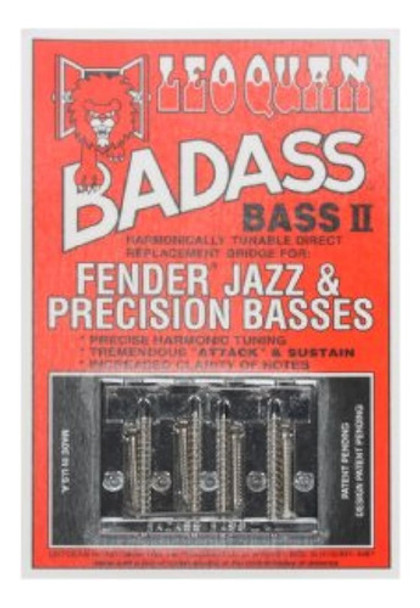 Allparts Leo Quan Bass Ii Bridge - Cromo 0 Allparts Leo Quan Bass Ii Bridge - Cromo 0