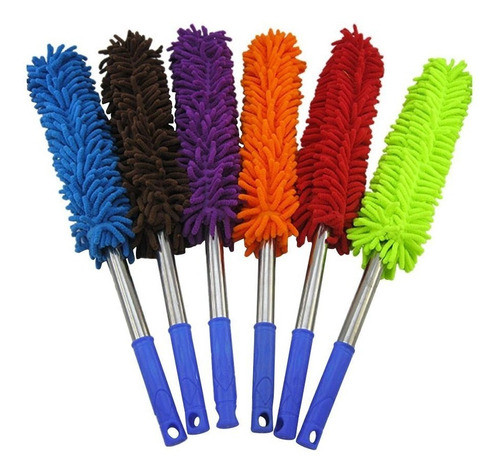 Plumero Microfibra Auto Hogar Lavable Atrapapolvo Util P125 0