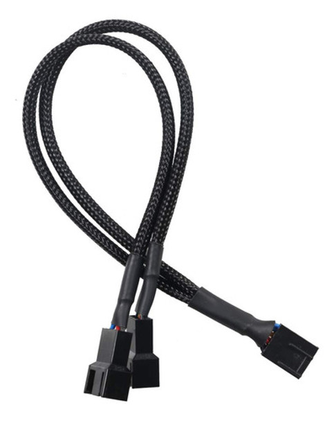 Cabo Sleeved Multi-fan 2 Cooler Fan 4 Pin Splitter Pwm 30cm 0