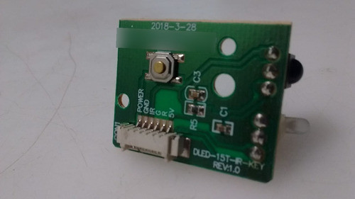 Botonera + Sensor Remoto Tv Oyility 39d19a  Dled-15t-r-key 0