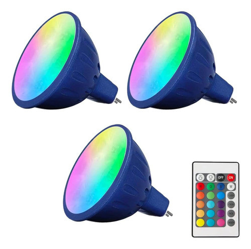 Cheopha Mr16 Rgb Bombillas Led Que Cambian De Color Con Cont 0