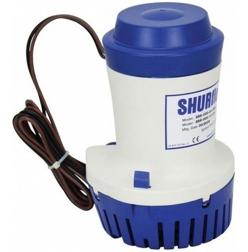 Bomba De Porão Submersível Shurflo 2000 Gph 12v 0