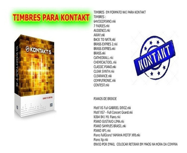 Timbres Para Kontakt Roland Xp + Pianos De Brinde 0
