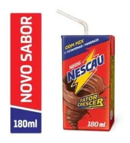 Bebida Lactea Chocolate Nescau 180ml - Kit Com 6 0
