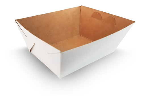 Embalagem Cestinha Food Truck Bandeja Em Branco P (100 Un) 0