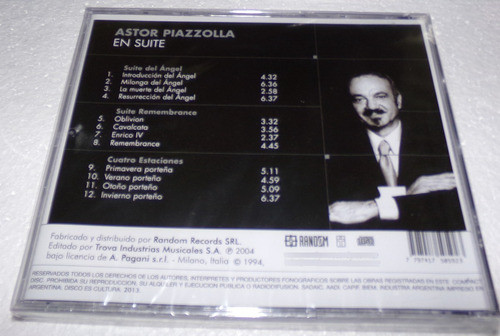 Astor Piazzolla En Suite Cd Sellado Kktus 0