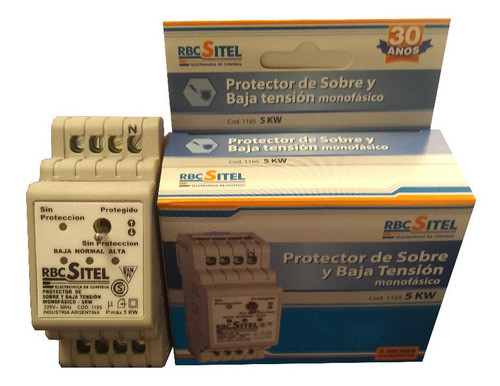 Protector Monofasico De Alta Y Baja Tension Rbc Sitel 0