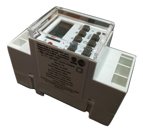 Timer Digital Din Pack X 2u Programable Reloj Temporizador 0
