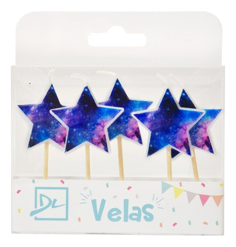 Velas Estrellas Del Espacio X 5 0