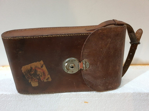 Antigua Camara-estuche Original Kodak De Cuero-202 0