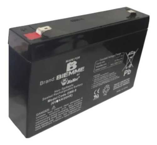 Bateria De Vehiculos Para Niños 6v 0