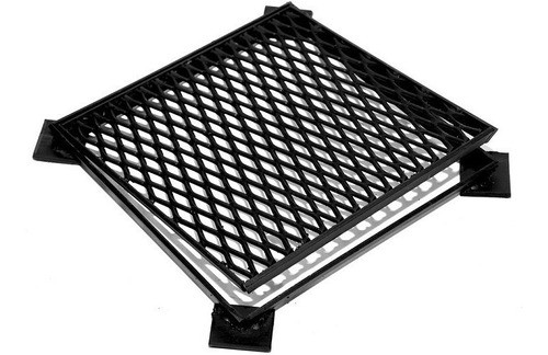 Rejilla Con Marco Para Piso De Hierro 20x20 0