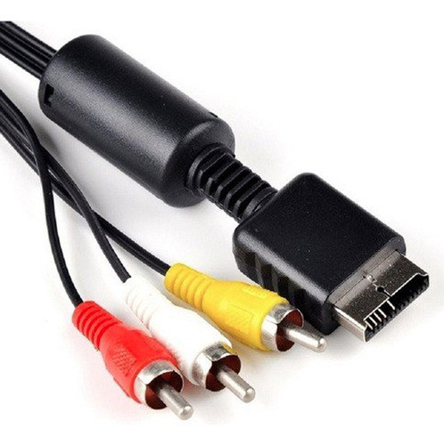 Cable Audio Y Vídeo Rca A Tv Para Play Station Ps2 Ps3 0