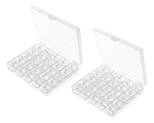 50 Peças De Bobinas De Máquina De Costura Com Estojo Para Br 0