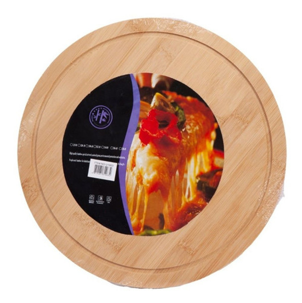 Tabla De Madera Redonda Para Picar 0