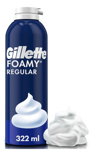 Espuma De Afeitar Gillette Foamy Regular 312gr 0