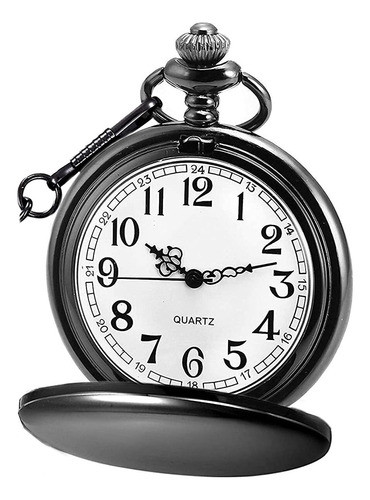 Reloj De Bolsillo Retro Del Regalo Del Collar De La Cadena D 0