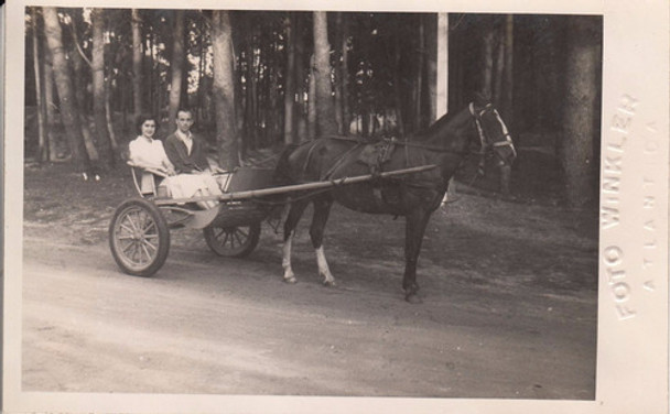 Atlantida Antigua Postal Fotografia Winkler Carruaje Caballo 0