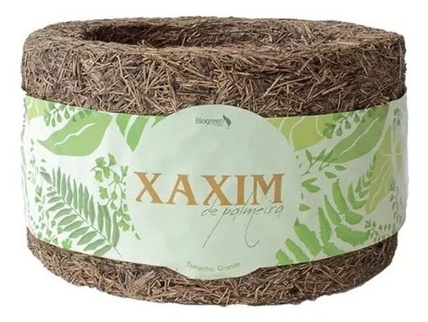 Vaso Fibra Xaxim Palmeira Grande 14x25 P/ Plantas Naturais 0